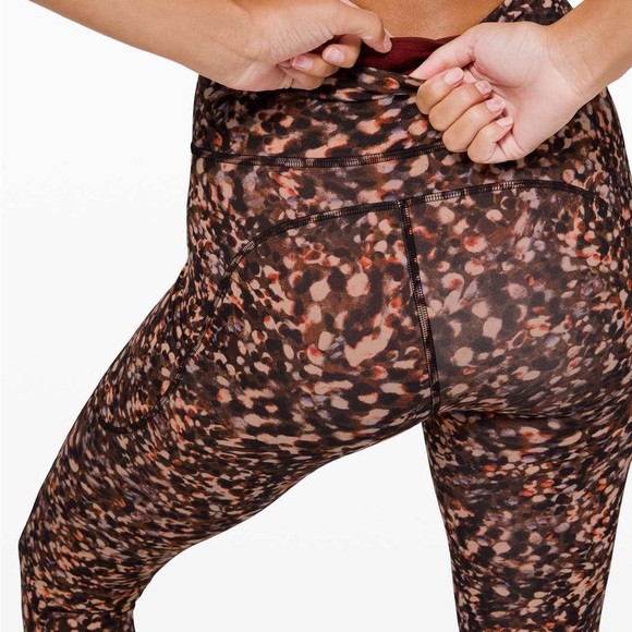 Lululemon Invigorate High-Rise Tight 25” Motion Flux Multi Polkadot 6 Pickleball - Picture 7 of 15